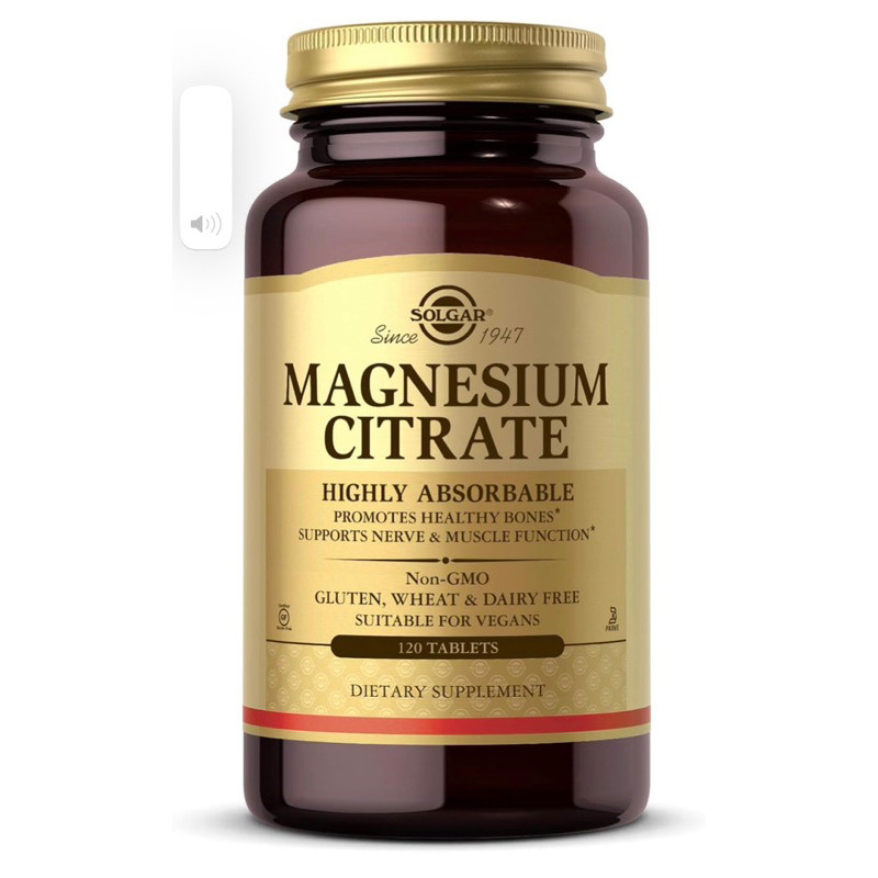 Viên chay bổ sung Magne giảm stress, bảo vệ cơ bắp, xương Solgar Magnesium Citrate 120v USA - SẢN PHẨM RẤT CHẤT LƯỢNG, SHOP CHỌN LỌC KĨ TRƯỚC KHI ĐẾN TAY KHÁCH HÀNG, HÀNG CHUẨN ĐẢM BẢO ĐƯỢC ƯA CHUỘNG TRÊN THỊ TRƯỜNG