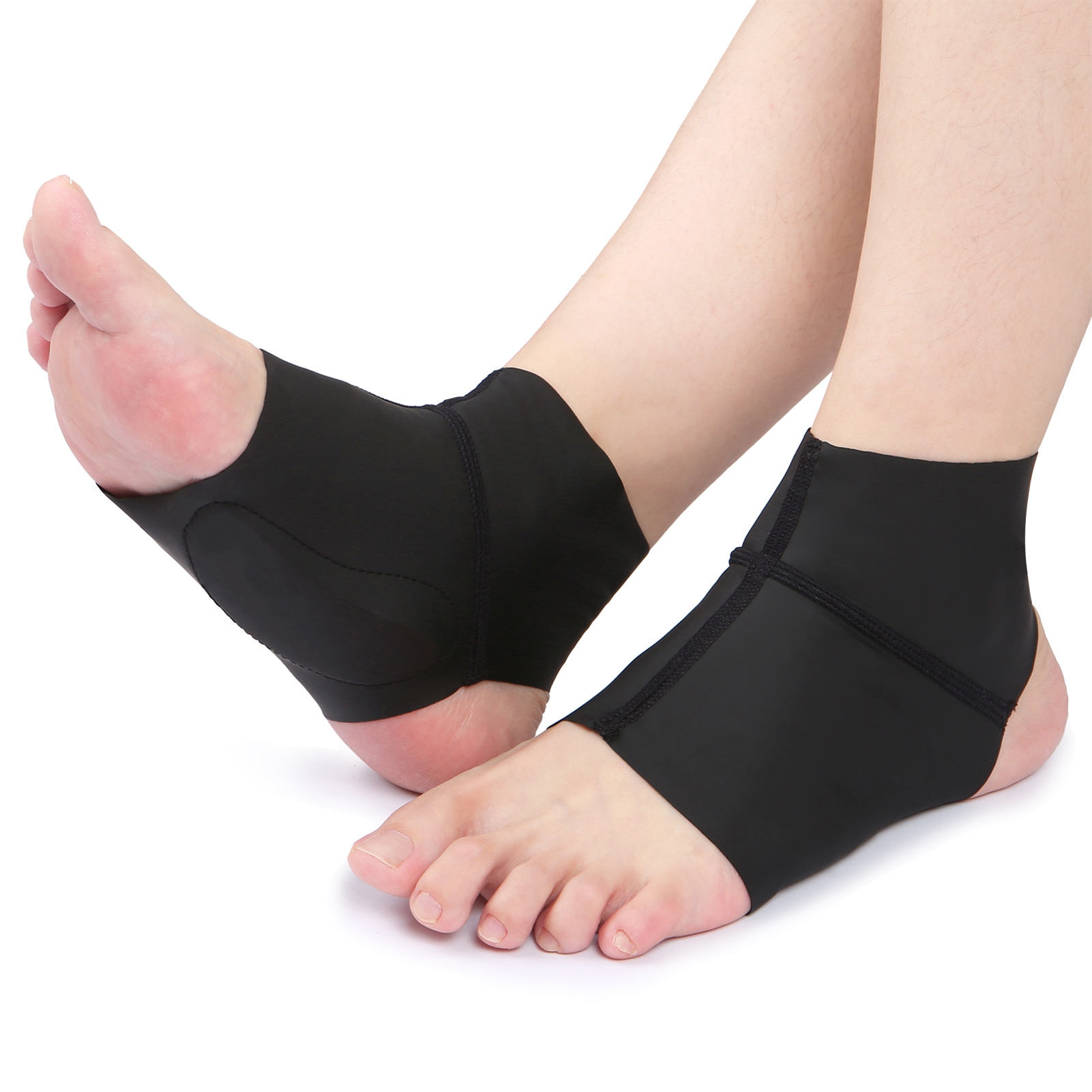 Support With Ankle Fesjoy Flat Socks Relief With Insole Ankle Compression
