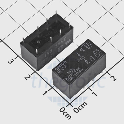 G5V-2-DC5 Rơ Le 5VDC 2A DPDT 8 Chân