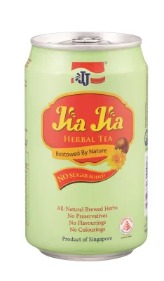 JJ Jia Jia Herbal Tea No Sugar Case, 300 ml (Pack of 24)
