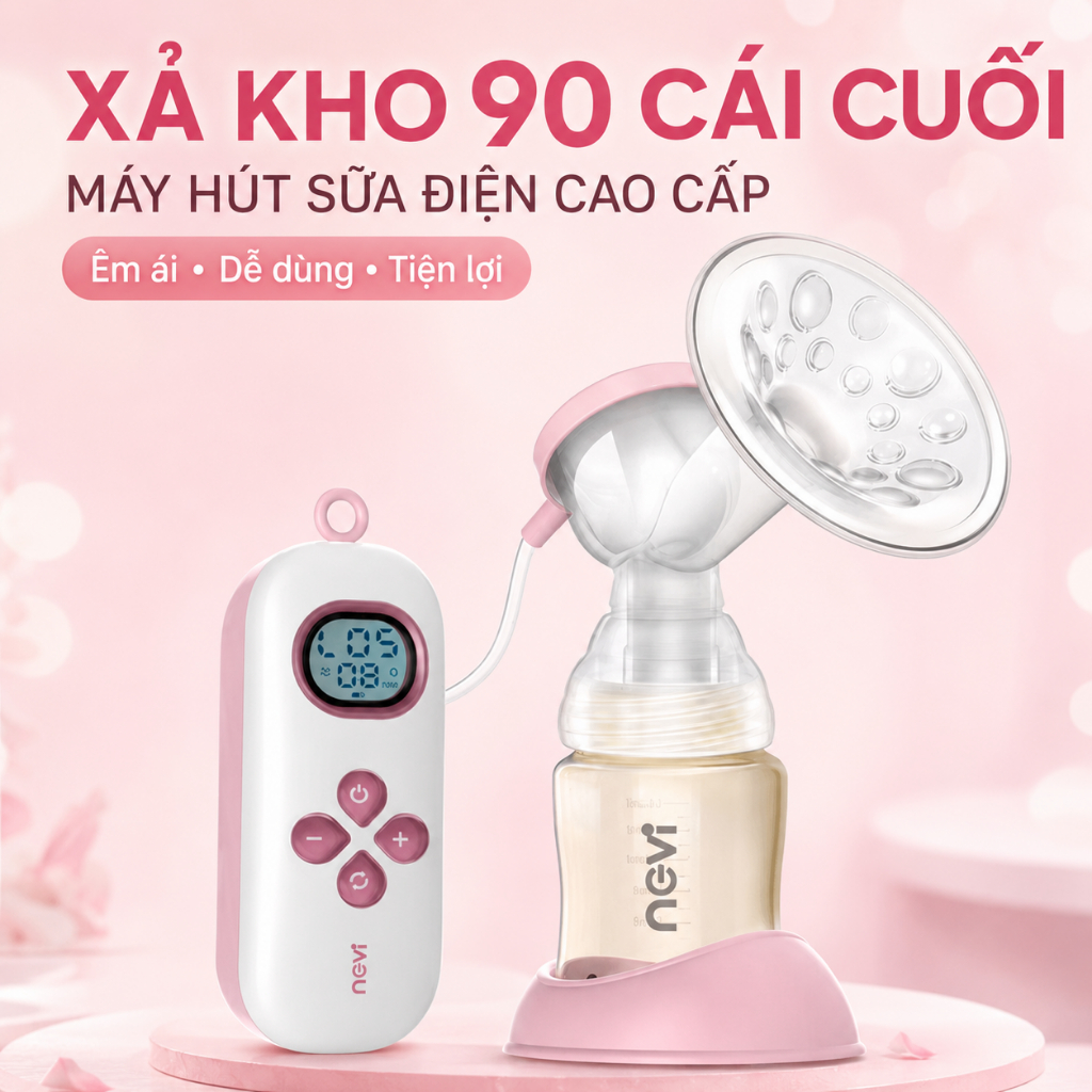 Hàng chính hãng thanh lý giá đặc biệt – Máy hút sữa điện tử massage sạc pin máy vắt sữa tự động cho mẹ bầu