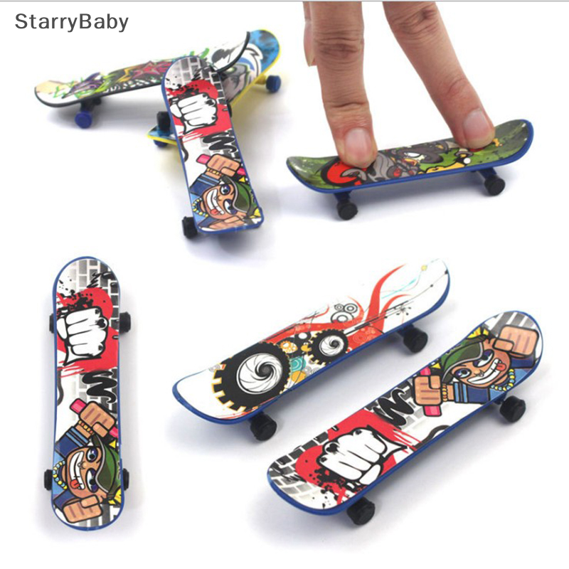 StarryBaby 1X Ván trượt ngón tay mini ván trượt Đồ chơi mới lạ cho bé trai