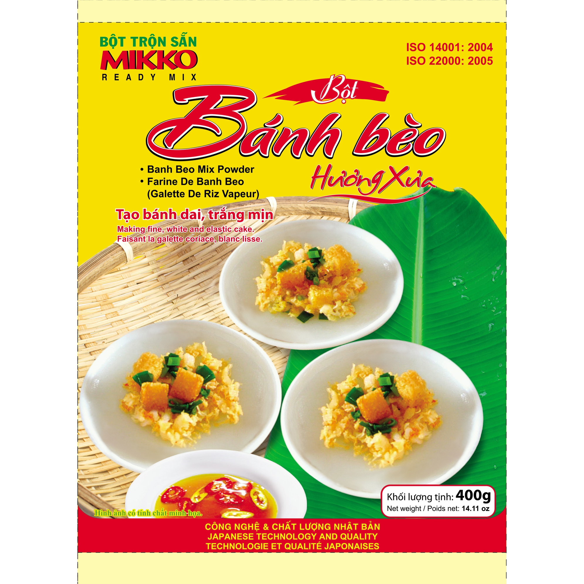 Bột Bánh Bèo Mikko chuẩn vị truyền thống gói 400g