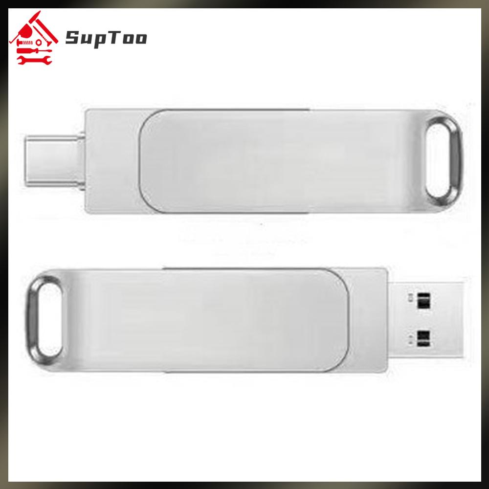 【จัดส่งในประเทศ】 2TB Usb Flash Drive Metal Housing Swivel Design 2 in 1 Dual Portable Memory Stick Large-Capacity for Android Phones/PC/Laptop/Macs ราคา 238 บาท*ส่งฟรี