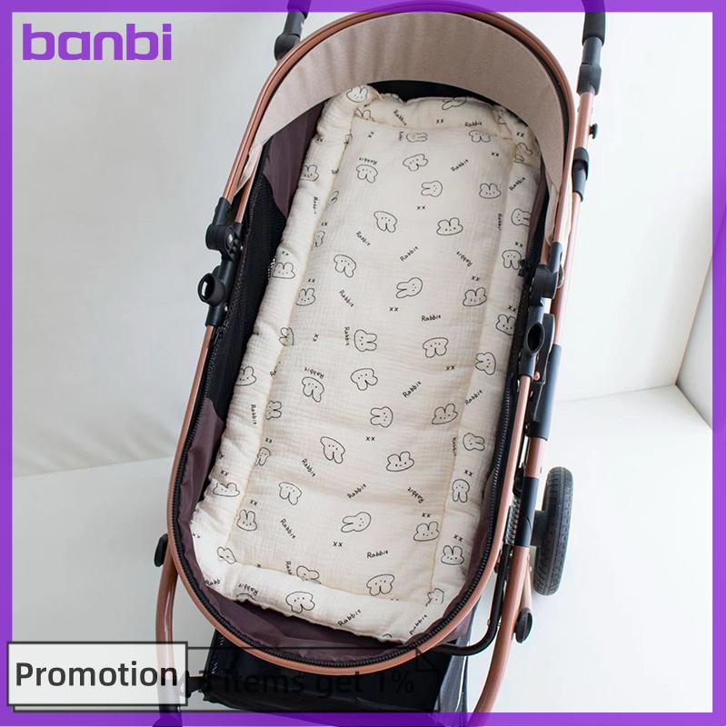 banbi เบาะรองนั่งรถเข็นเด็กทารกเบาะรองนั่งนุ่มสำหรับเด็กเบาะรถเข็นอุปกรณ์เสริมสำหรับรถเข็นเด็ก