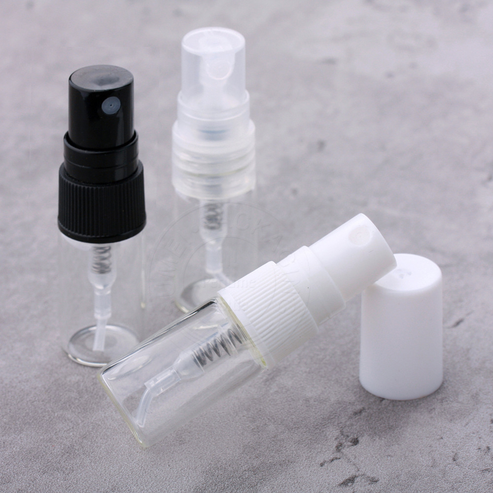 Chai chiết nước hoa thuỷ tinh mini 1ml, 2ml, 3ml, 5ml Nắp Nhựa, nhỏ gọn.