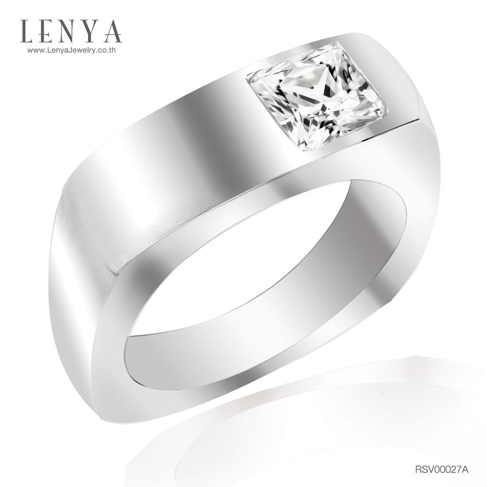 Lenya Cz Diamondlike Ring Enhances Your Look for Comfortable Everyday Wear. Size 5.5 Mm. 925 Sterling Silver Body with White Gold Plating. ราคา 1,854 บาท*ส่งฟรี