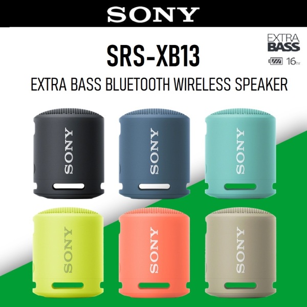 Sony SRS-XB13 Extra Bass Portable Bluetooth Wireless Speaker Local Warranty Singapore