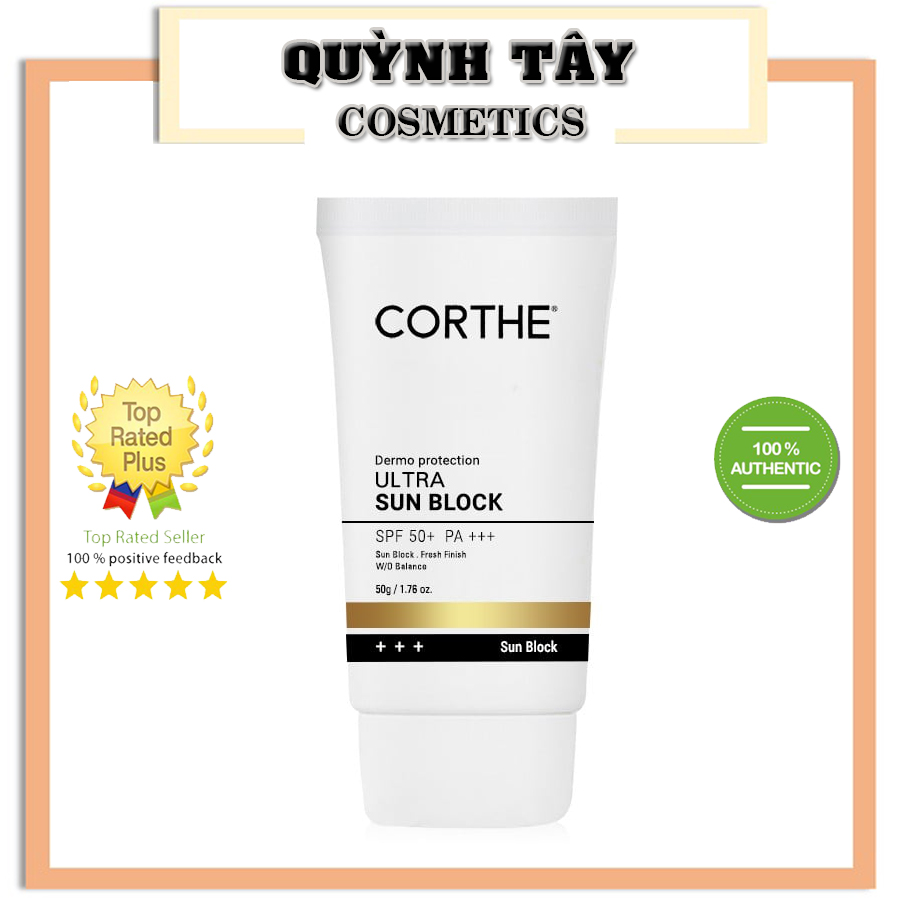 Kem Chống Nắng Vật Lý Corthe Ultra Light Sunblock Hàn Quốc 50g