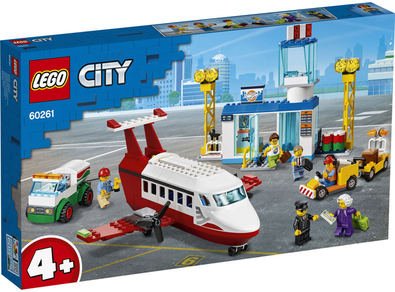 LEGO City Airport 60261 - Central Airport 4+ lego Đồ chơi gạch Hoàn toàn mới và chính hãng