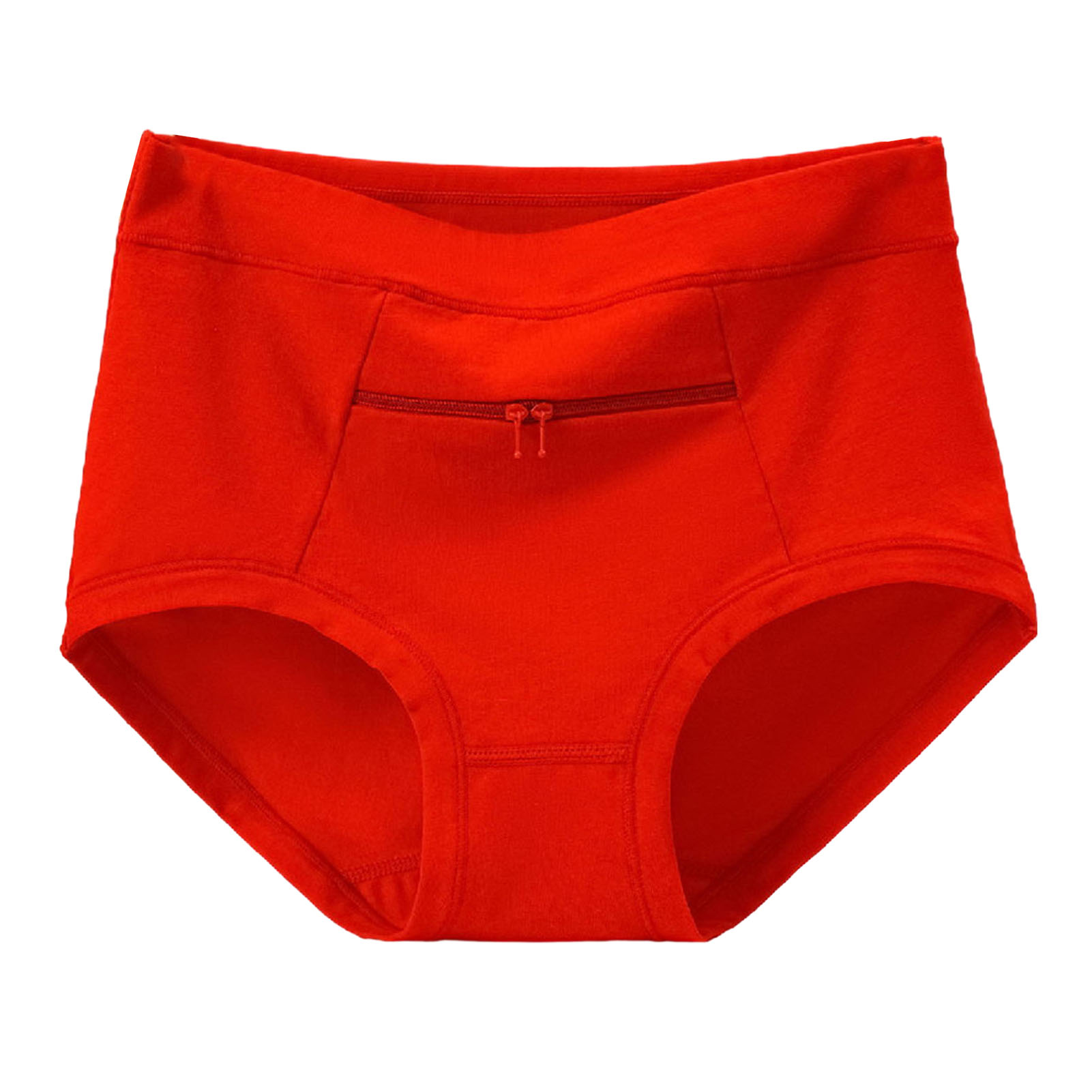 Women Panties with Zipper Big Size Female Cotton Underwear with