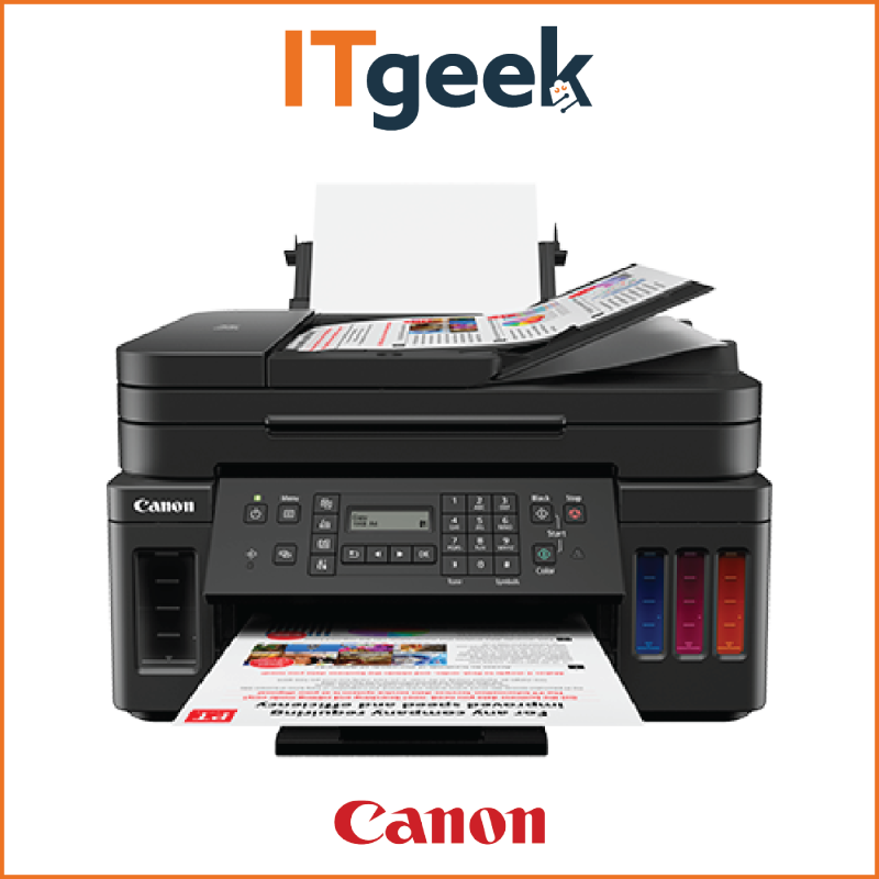 Canon PIXMA G7070 Refillable Ink Tank Wireless All-In-One with Fax Printer Singapore