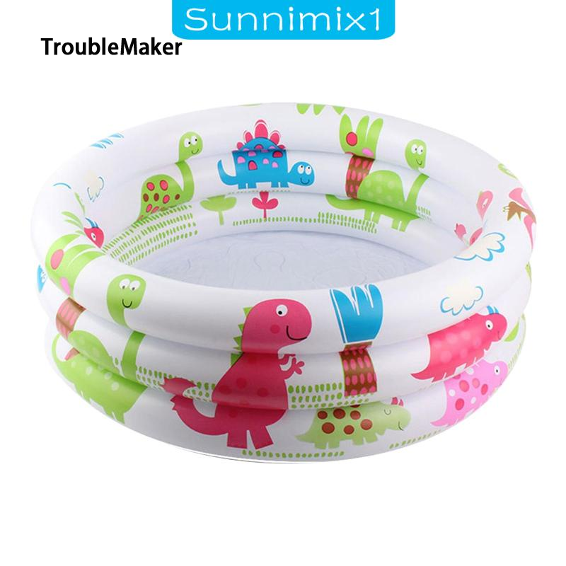 TroubleMaker Sunnimix1 children's dinosaur shaped inflatable swimming pool ราคา 130 บาท*ส่งฟรี