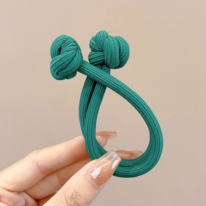 Ban nhạc đầy màu sắc và cao su dày với độ co giãn cao và độ bền mới mở-Kết thúc Dây Buộc Tóc Phụ kiện tóc