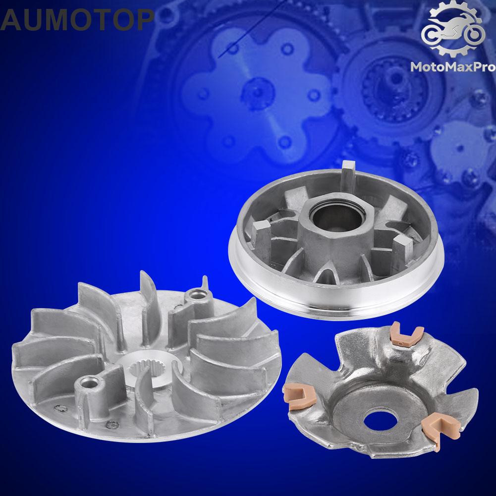 AUMOTOP Bộ biến thể Assy lắp ráp ly hợp xe máy hoàn chỉnh cho con lăn xe tay ga GY6 125cc 150cc 157QMJ
