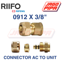 RIFENG KONEKTOR AC 0912 X 3/8″ 18 UNF PAP Pipa AC Multilayer ke Unit 3/8