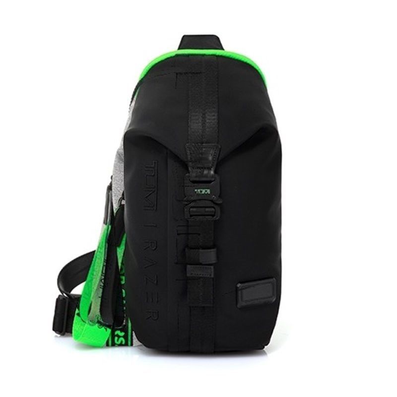 Mới u.s.a Tumi Túi Đeo Chéo Nam 798701d Razer sấm rắn màu tương phản thời trang tiện dụng Túi Đưa Th