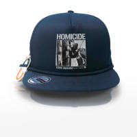 Signature - HOMICIDE  SNAPBACK CAPS /  Band / Topi Snapback / Topi Twill / Design Custom / SB Drill / Trucker Snapback / Topi Cowo / Topi Premium / Topi Viral SMA / 5 Panel / Classic