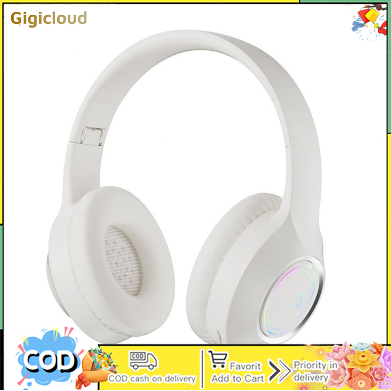 M3 Wireless Headset Noise Canceling Foldable Stereo Earphones LED Over Ear Headphones For Cell Phone PC Laptop ราคา 238 บาท*ส่งฟรี