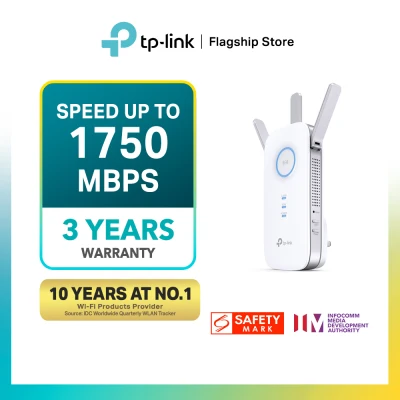 TP-LINK RE450 AC1750 Dual Band Gigabit MU-MIMO Wireless WiFi Range Extender/booster/AP mode (Works with any router)