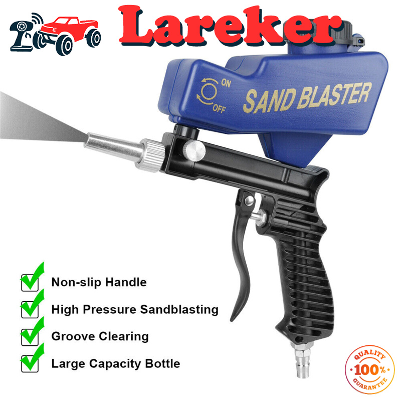 Handhold không khí cát Blaster súng với trọng lực thức ăn Phễu chịu lực cao cát Blaster cho cải thiện nhà làm việc