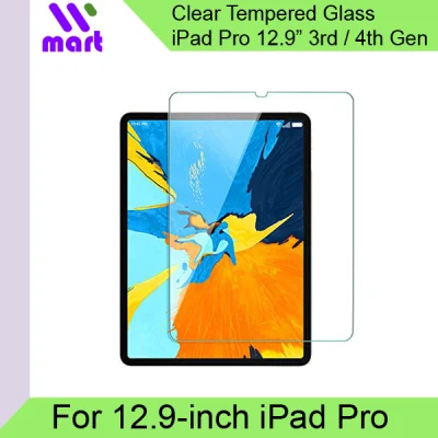 12.9-inch Apple iPad Pro 3rd / 4th Generation Tempered Glass Screen Protector Clear Finishing