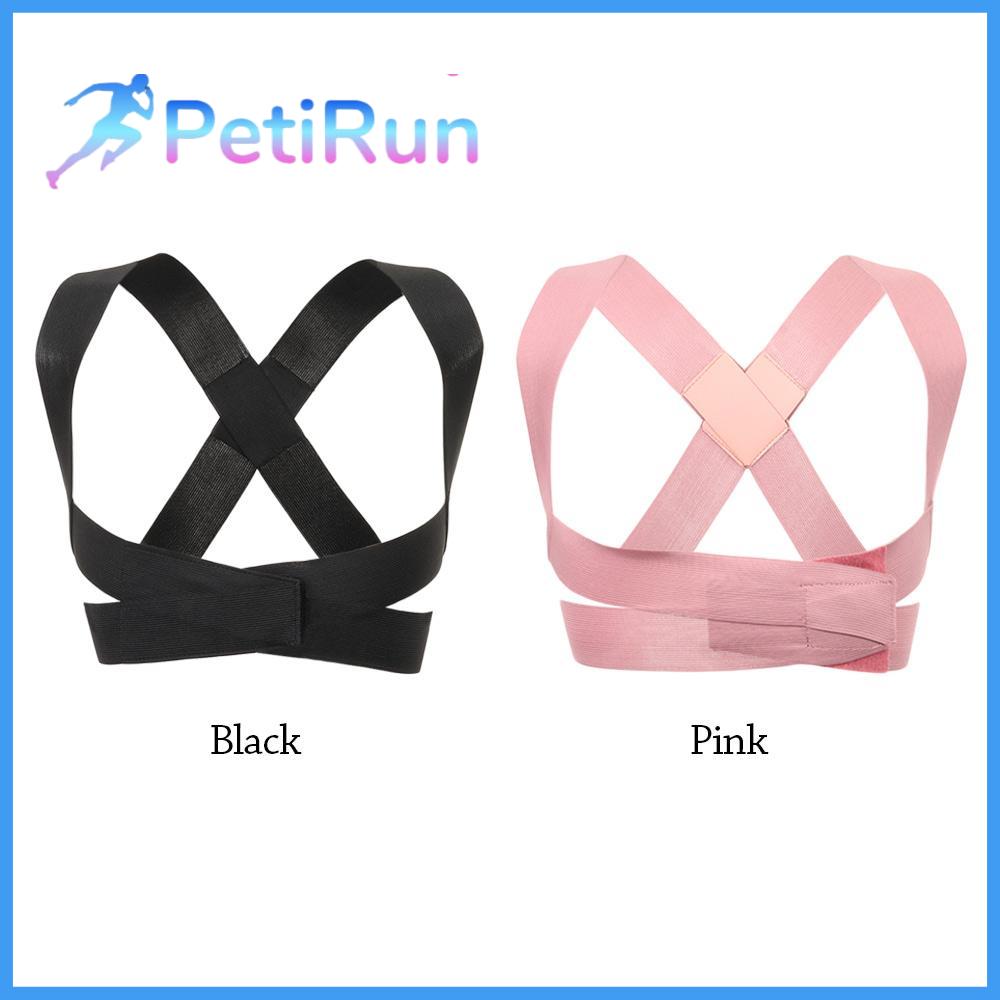 PETIRUN Có thể điều chỉnh Nẹp chỉnh tư thế Thoáng khí Vô Hình Dụng cụ chỉnh lưng gù Dây Đeo Chéo độ bền cao Đai hỗ trợ lưng Trẻ em học sinh người lớn