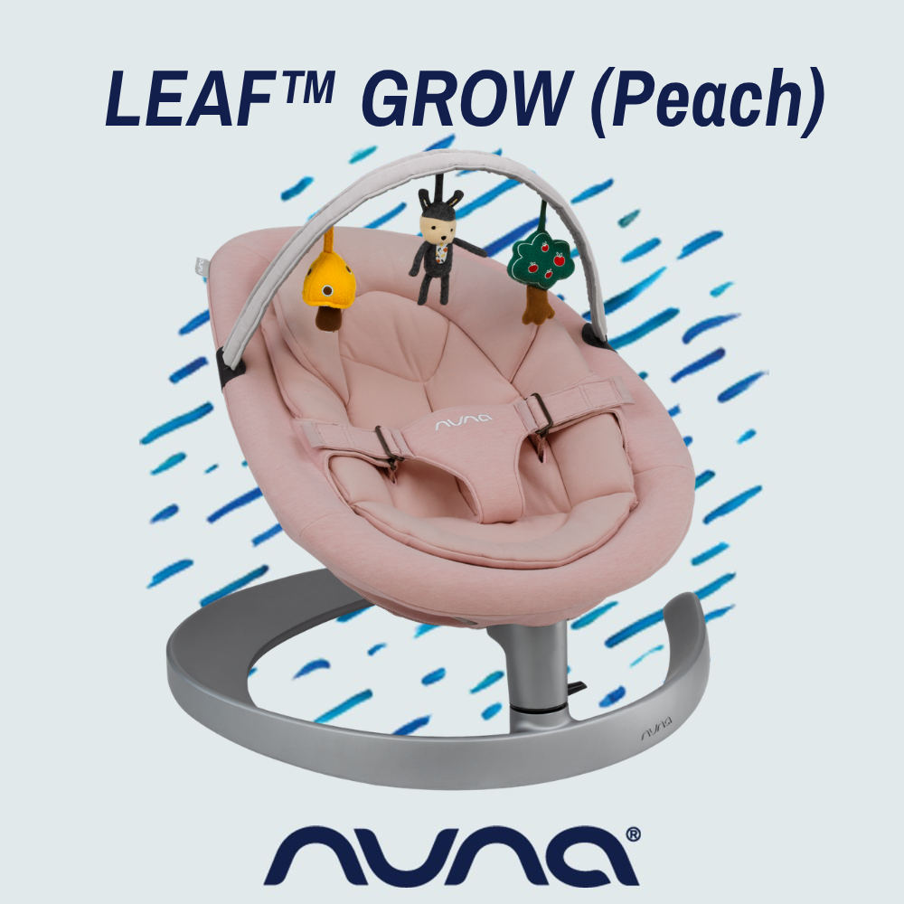 Nuna Leaf Grow with Toy Bar (Peach)
