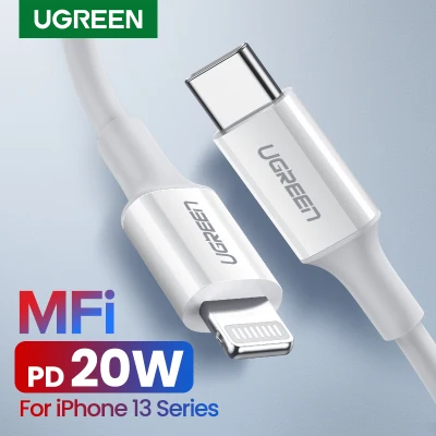 【Certified by Apple】UGREEN USB C to Lightning Cable for iPhone 12 mini/iPhone 12/12 pro/12 pro max,11 Pro/11/11 pro max/XR/XS MAX/XS/X/8 Plus/8 PD Fast Charging USB Type C Cable Data Cable for Macbook USB Cord