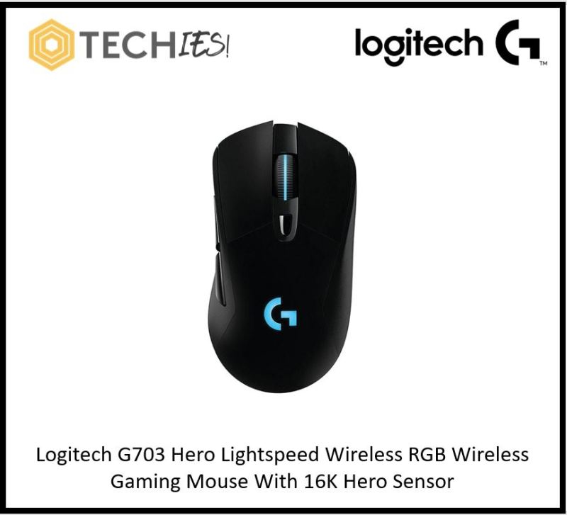 Logitech G703 Hero Lightspeed Wireless RGB Wireless Gaming ...