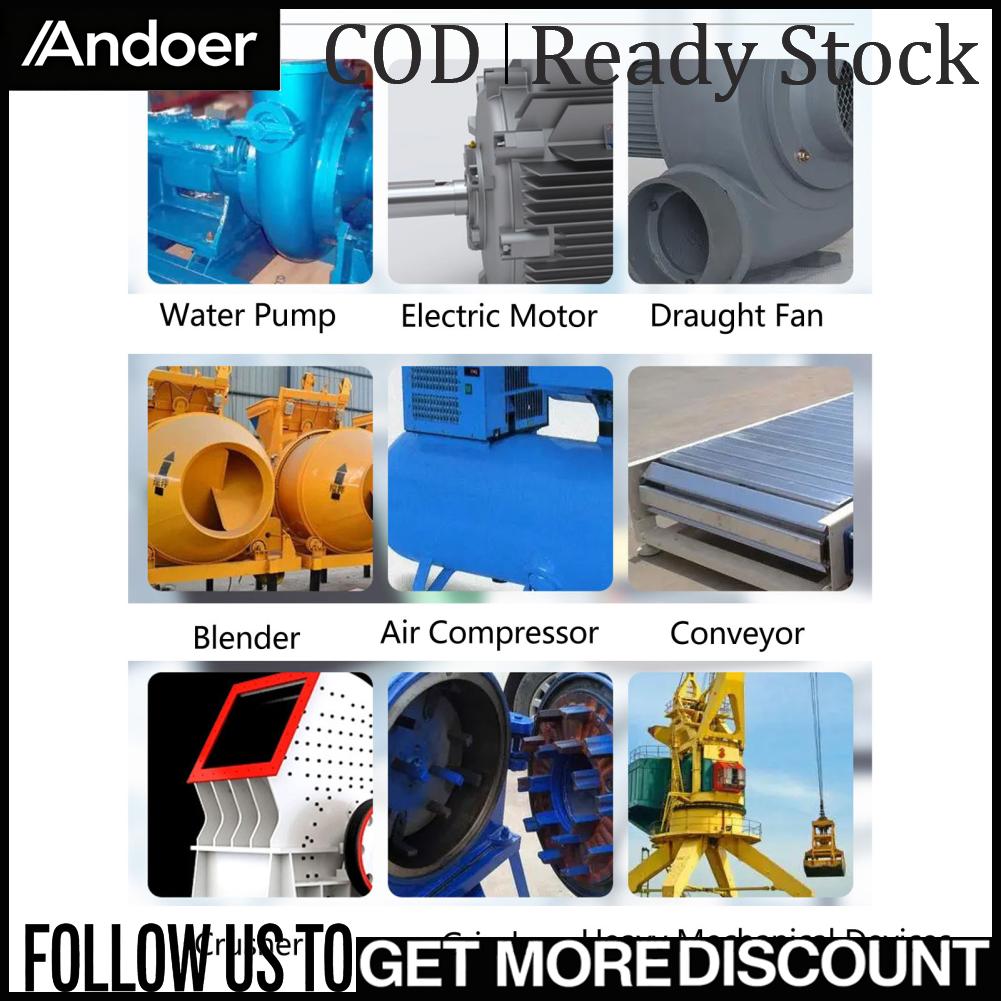 Andoer Trang chủ Rơle trạng thái rắn Cài đặt dễ dàng Kiểm soát tốt hơn Bộ điều khiển tiếng ồn thấp Đầu ra AC SSR 24‑380V cho máy Giá 729,000 Đồng*Miễn phí vận chuyển