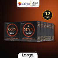 LifeStyles Skyn Large ถุงยางอนามัย ผิวเรียบ ใหญ่พิเศษ ขนาด 56 มม บรรจุ 12 กล่อง (36 ชิ้น)