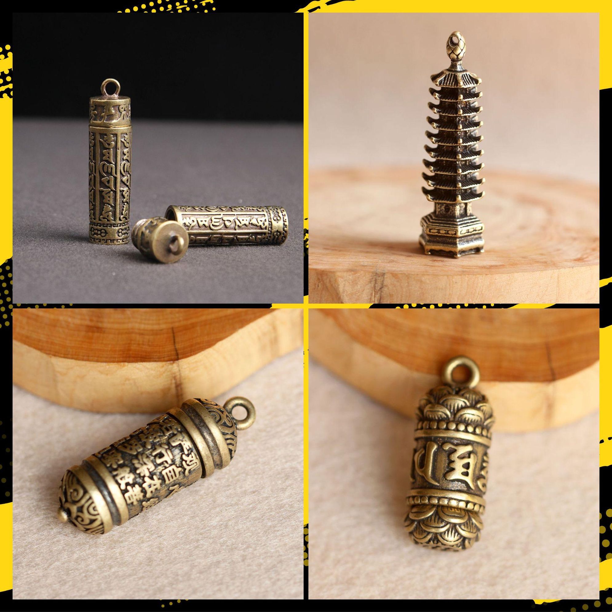 Đồng thau thụ kinh luân, tháp văn xương - e13