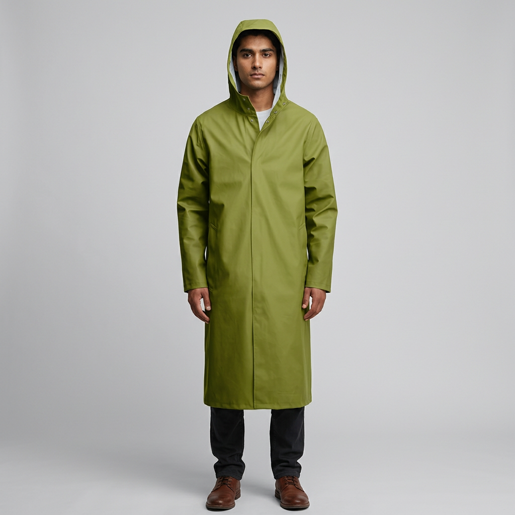 New Fashion Waterproof Raincoat Barsati Men Women Adults Outdoor Long Rain Coat Hooded Coats For Travel Climbing Cycling with Cap & Zip