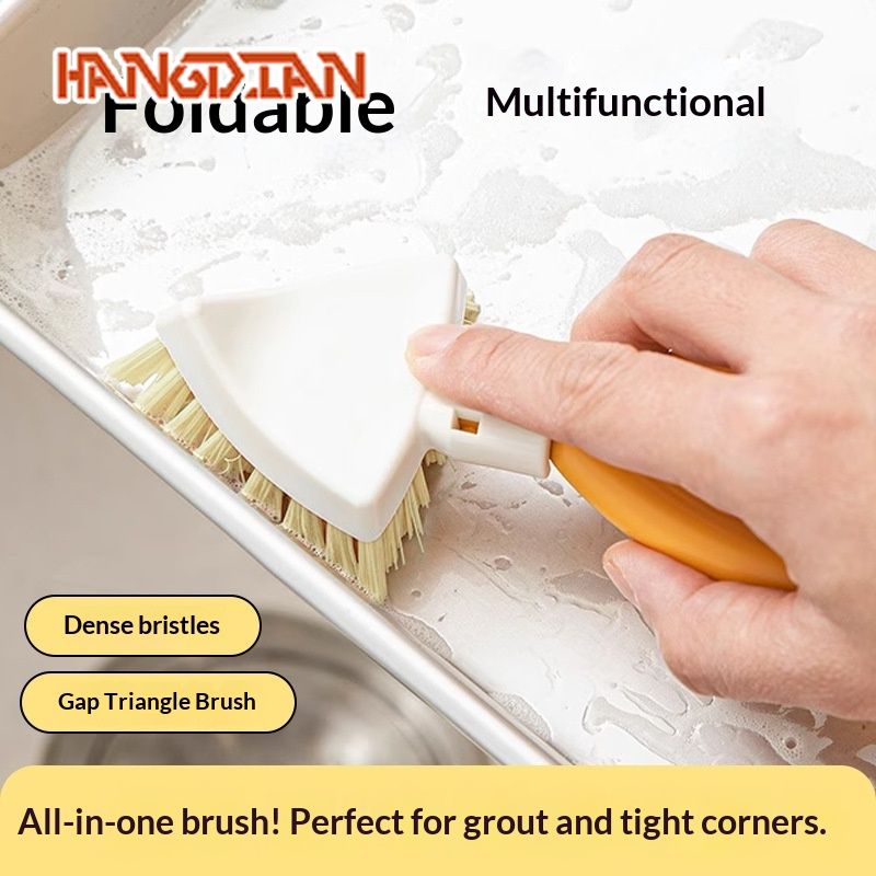 HANGDIAN Foldable Multi-Functional Cleaning Brush for Kitchen, Windows, and Tight Corners ราคา 20 บาท*ส่งฟรี