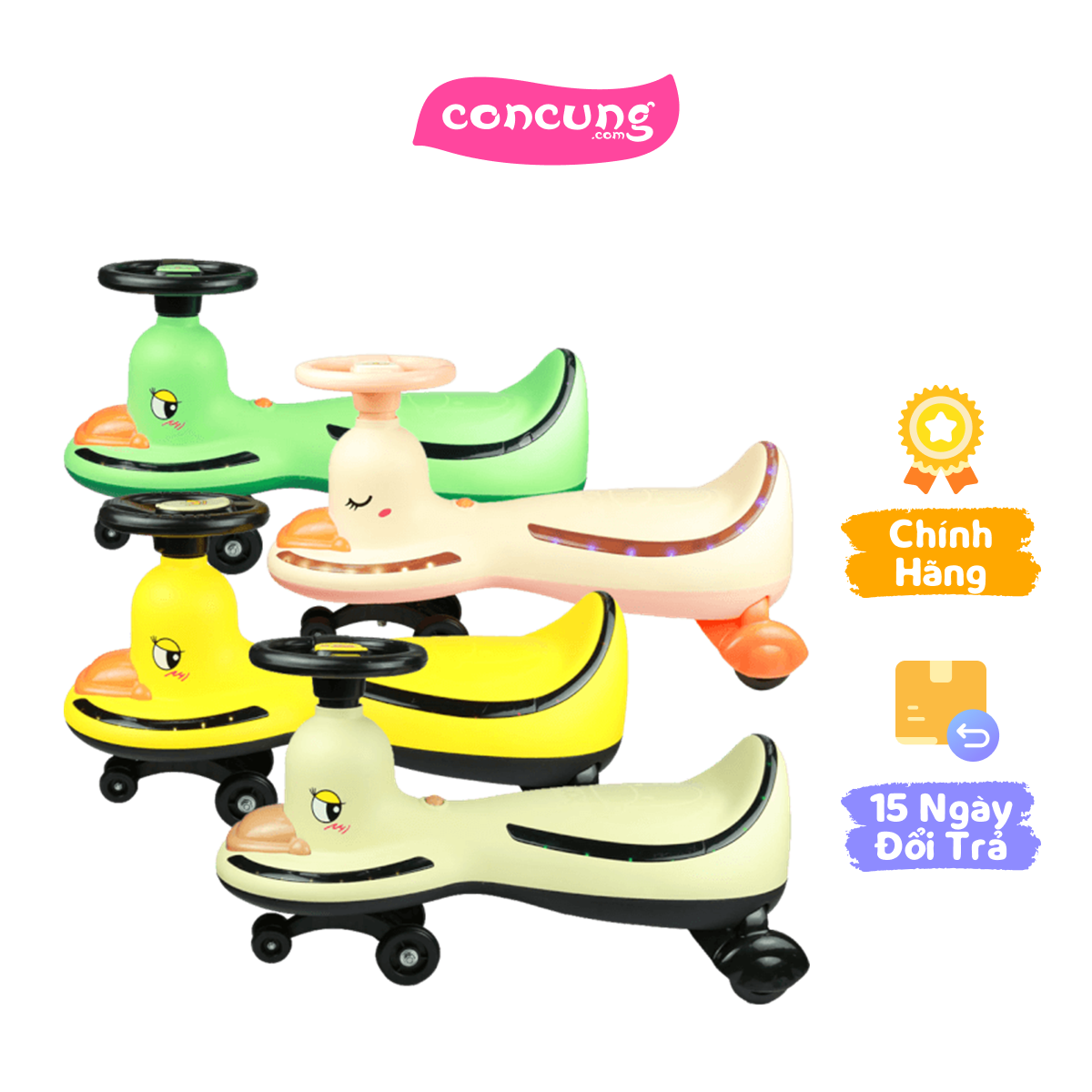 QT Enfa - Đồ chơi xe lắc tay dùng pin VBC-1688