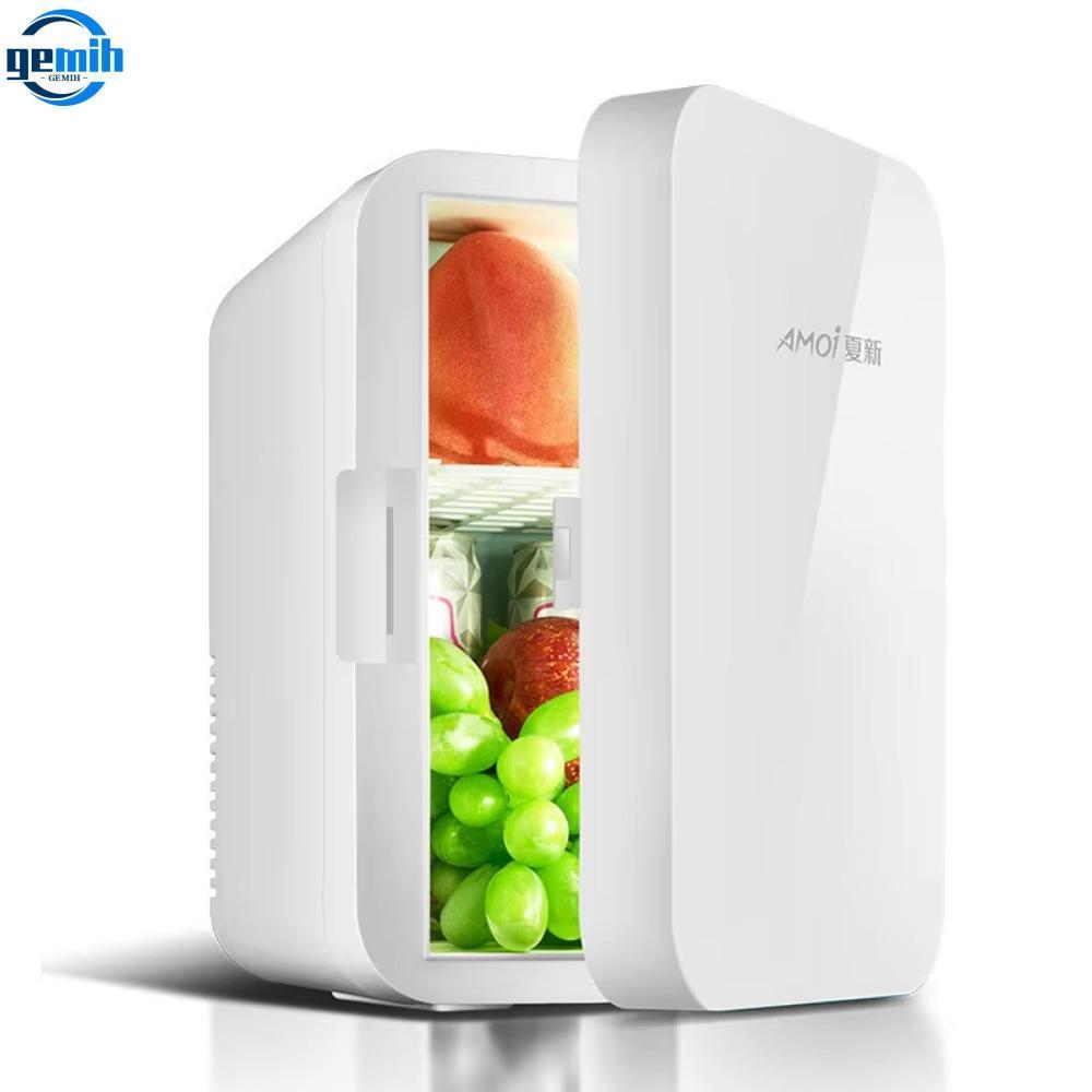GEMIH Hộ gia đình Tủ lạnh mini Màn hình hiển thị nhiệt độ kỹ thuật số 8 lít Tủ đông ô tô Di động Cửa đơn Tủ lạnh ô tô Tủ lạnh thực phẩm đẹp Giá 723,000 Đồng*Miễn phí vận chuyển