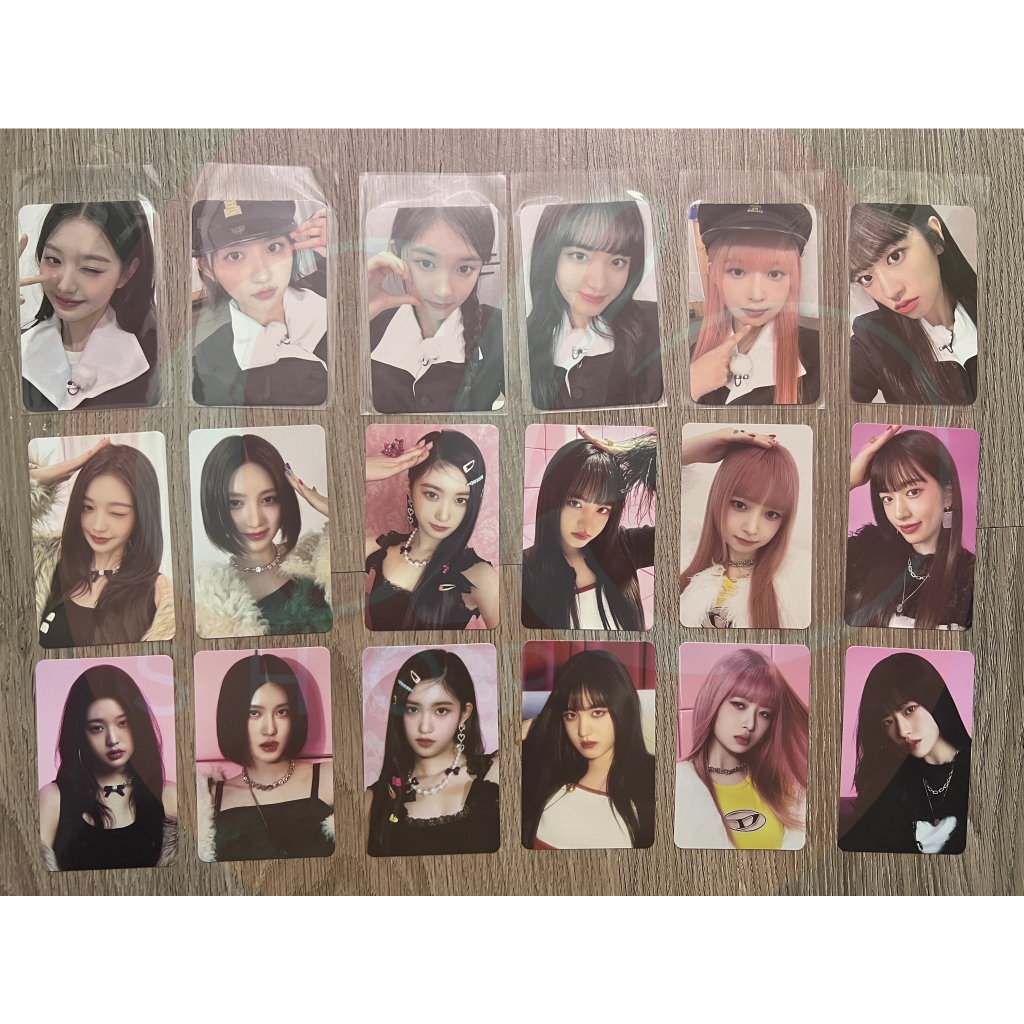 Bộ sưu tập photocard bo góc ive after like, i am có sẵn