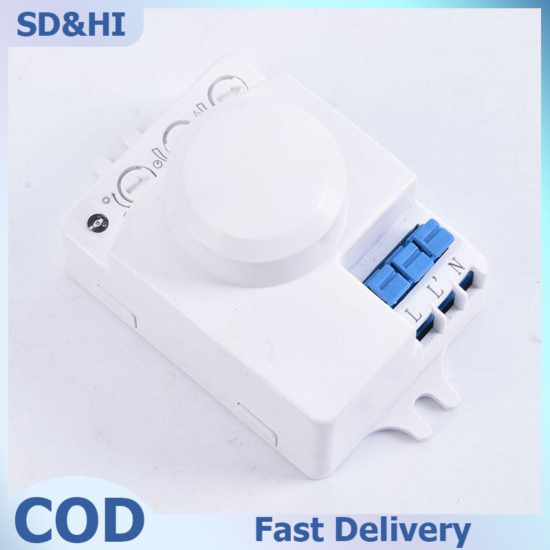 Store Yueqin3 Microwave Sensor Switch 5.8Ghz Hf 220V Led 360 Degree Radar Motion Body Sensor ราคา 165 บาท*ส่งฟรี