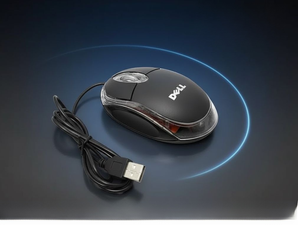 Dell Wired Optical Mouse USB – Comfortable Grip, 
Fast Response, For Computer, Laptop & Office Use