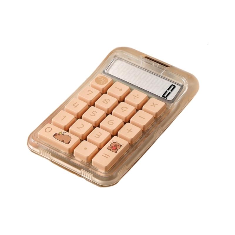 High appearance portable Transpicuous shell Capibala small sugar calculator - 2