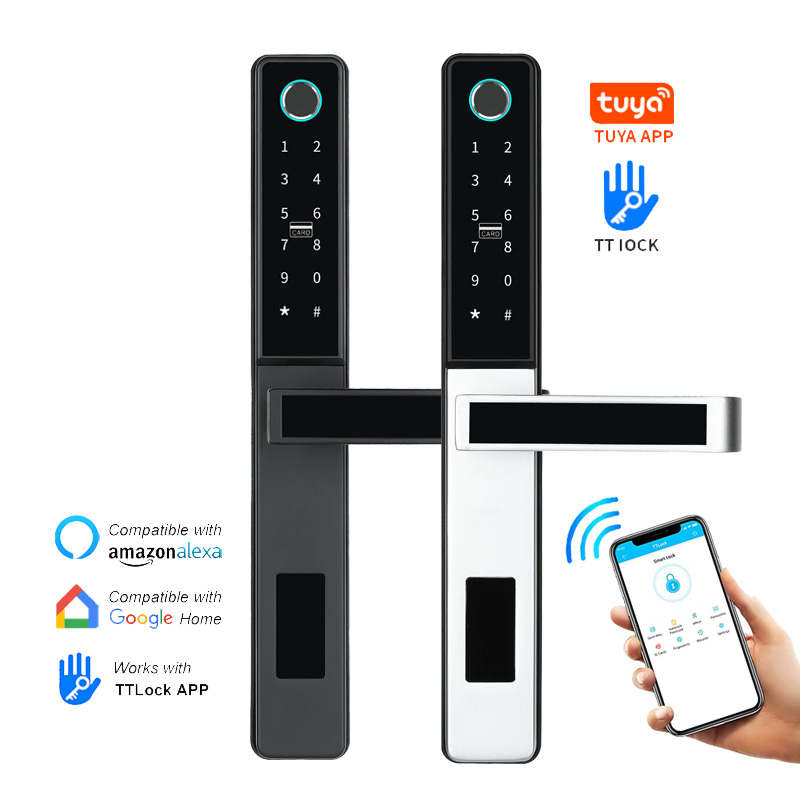 Khóa vân tay thông minh A2 wifi Tuya - Phù hợp cửa nhôm Xingfa