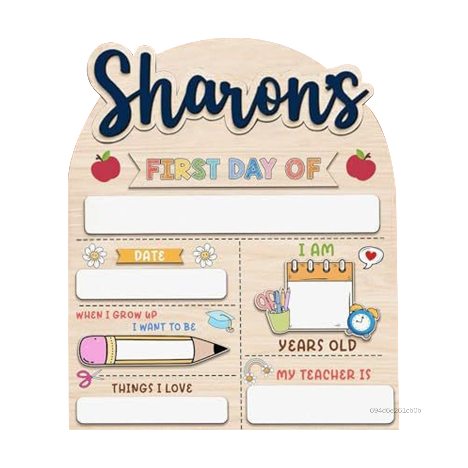 Dấu hiệu Back To School được cá nhân hóa Chất liệu tự nhiên Xyloid cho Ngày đầu tiên Chụp ảnh Prop youdi-VN Giá  177,000 Đồng*Miễn phí vận chuyển