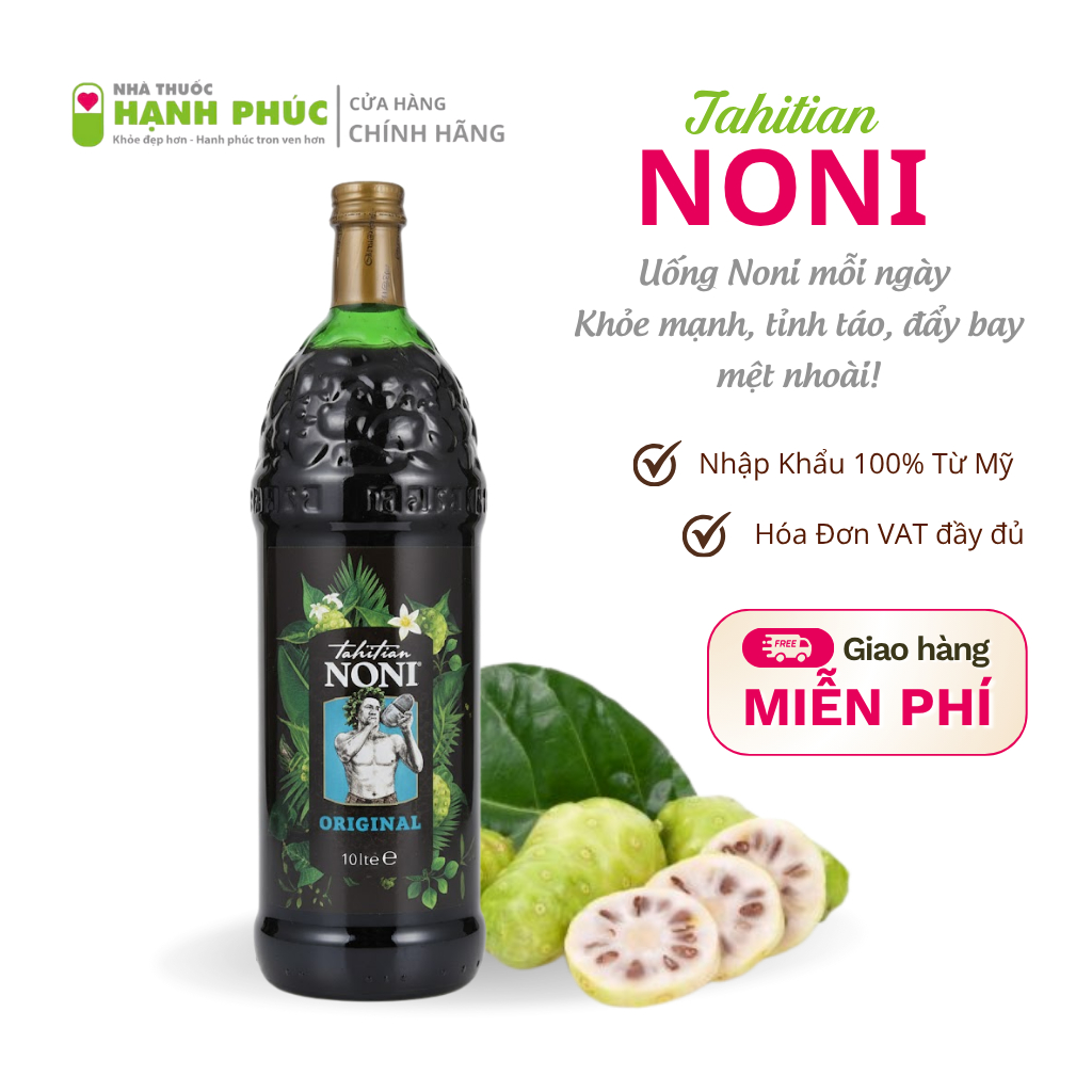 Nước ép trái nhàu Tahitian Noni Juice 1 lít – Bổ dưỡng thiên nhiên, giàu chất chống oxy hóa