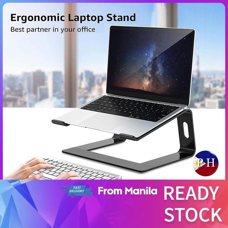 laptop stand laptop accessories laptop stand holder Laptop stand Laptop Riser Aluminum Alloy Hollow Laptop Stand Ergonomic Design Double Layer Stand
