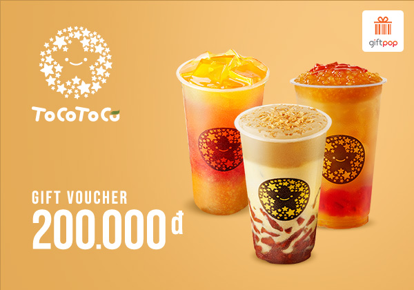 [Giftpop] Phiếu quà tặng ToCoToCo 200K