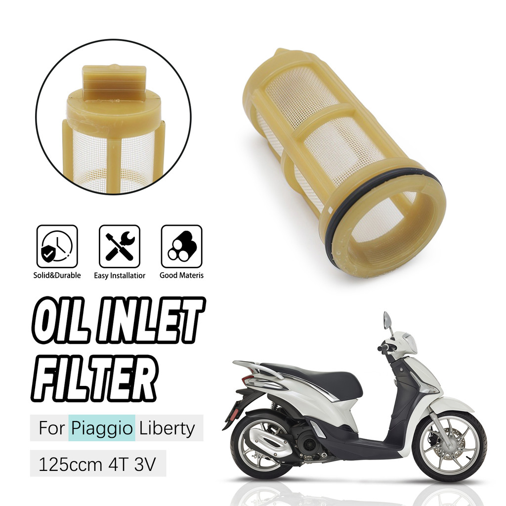 Phụ kiện xe máy bộ lọc dầu nhớt cho Piaggio Liberty 125ccm 4t 3V