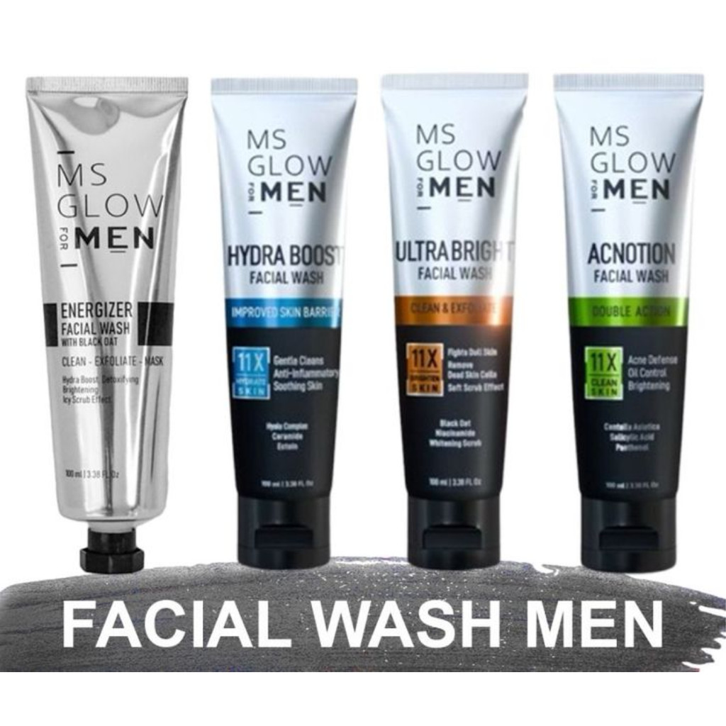 MS Glow Facial Wash For Men Series 50ml 100ml