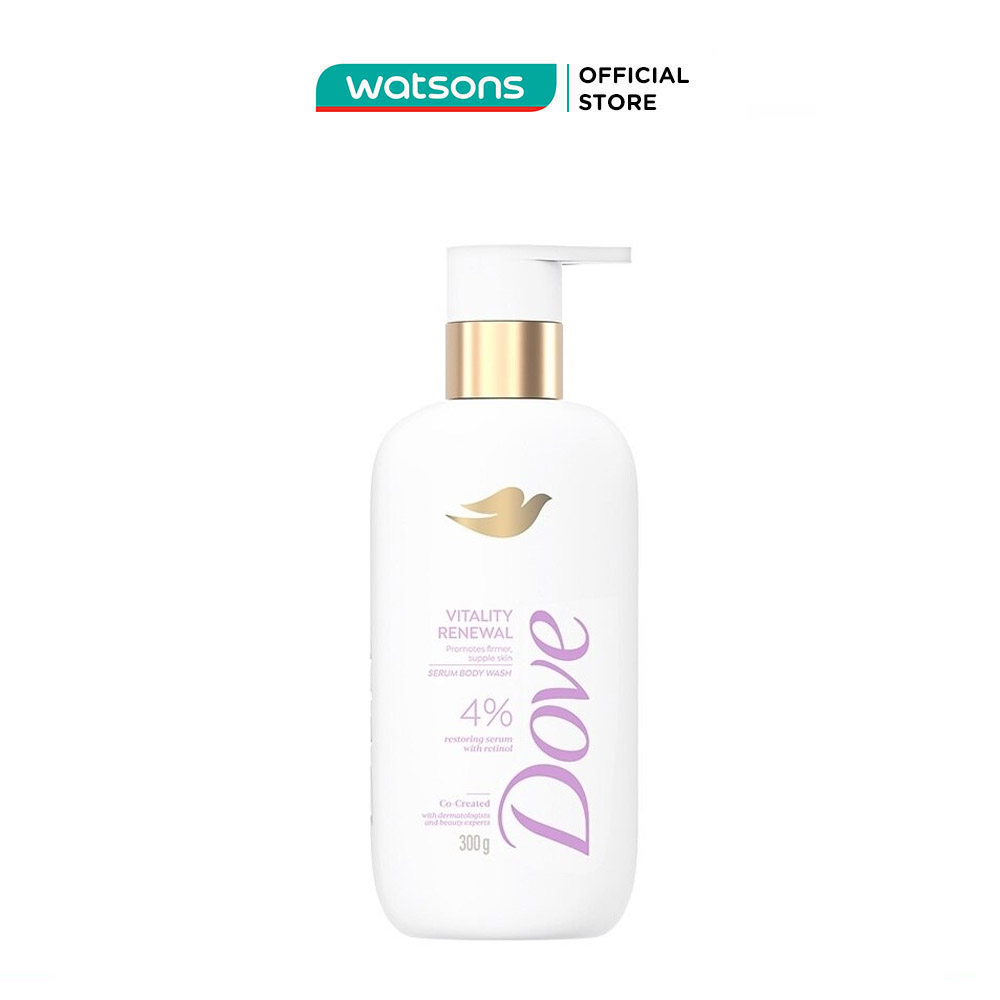 Sữa Tắm Dưỡng Ẩm Dove Vitality Renewal Serum Body Wash Cho Da Lão Hóa 300g
