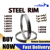 Heavy Duty Motorcycle Steel Rim - Multiple Sizes Available